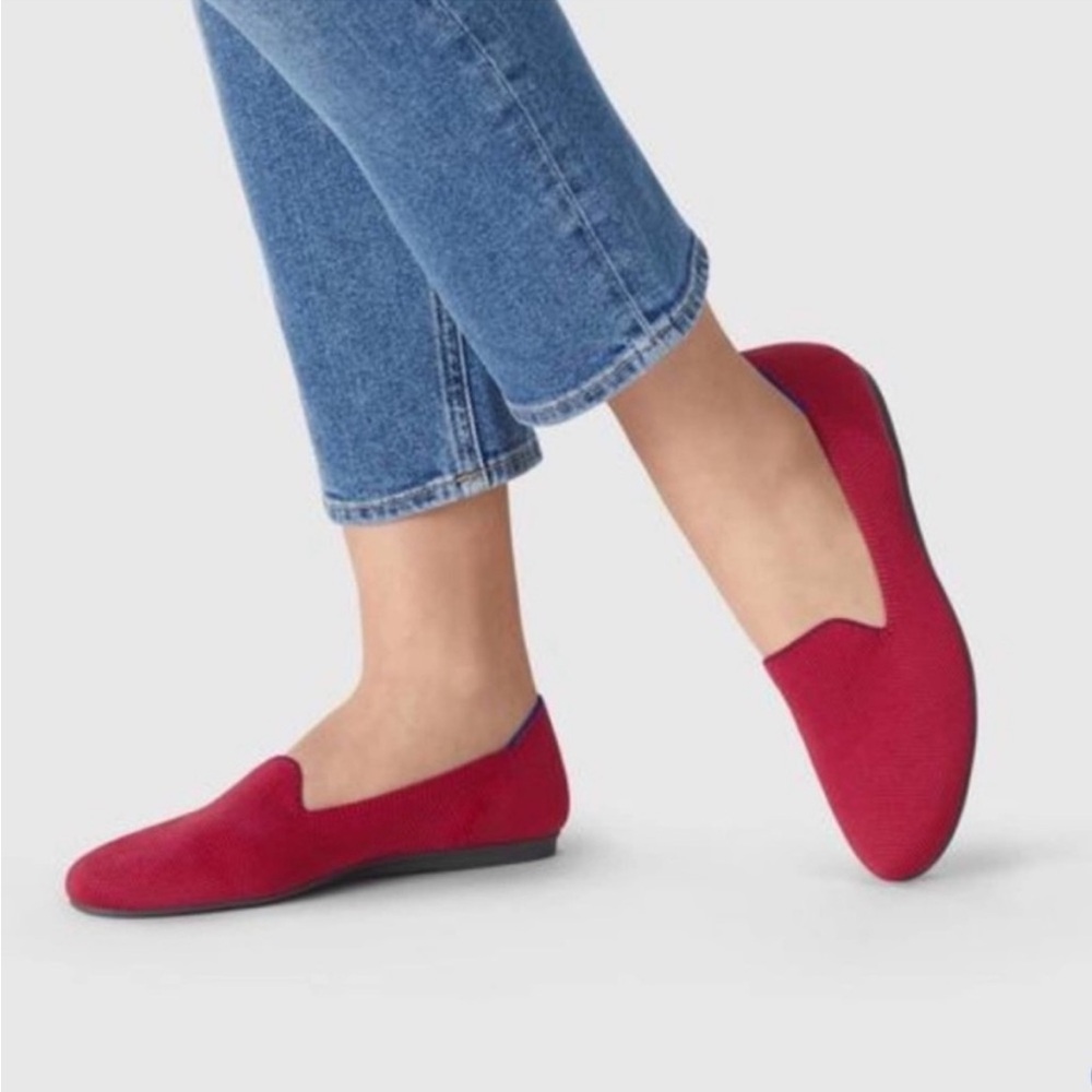 Rothy’s the loafer dark red woman’s flat loafers size 11